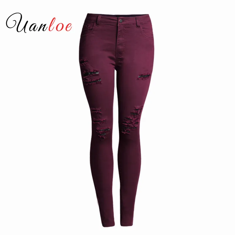 2019 Для женщин размера плюс темно красные сапоги до середины с высокой талией