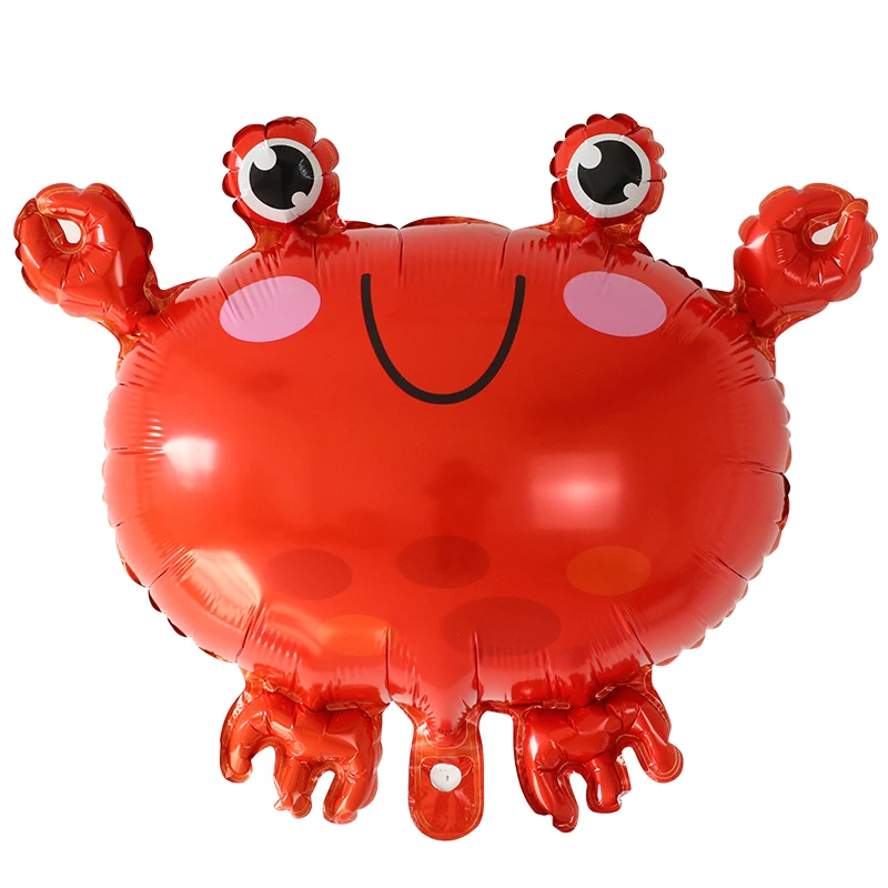 

50pcs Sea Foil Balloons Birthday Party Shark octopus Clown Fish crab Air Ballon Sea starfish Animal Theme Party Birthday Decors