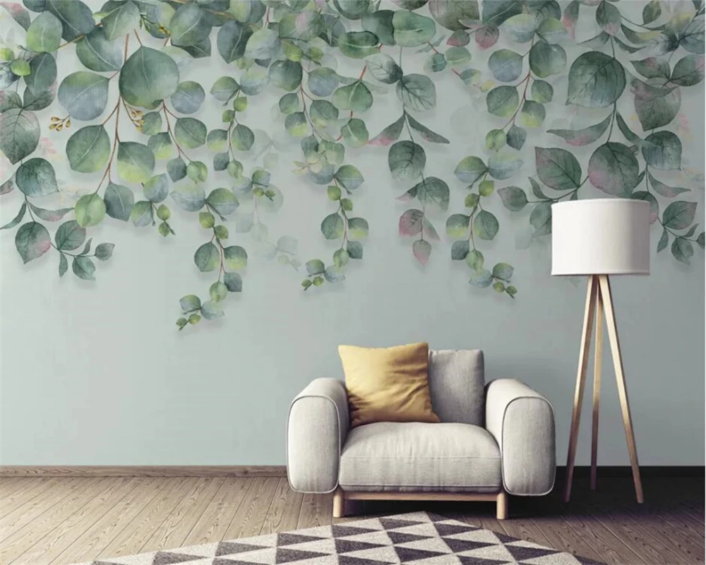 Фотообои beibehang на заказ романтические маленькие свежие ручная роспись