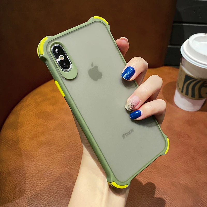 GKL матовый чехол для iPhone 11 12 Pro Max X XS XR MAX телефона i6s i7 i8 plus SE2020 все включено|Бамперы|