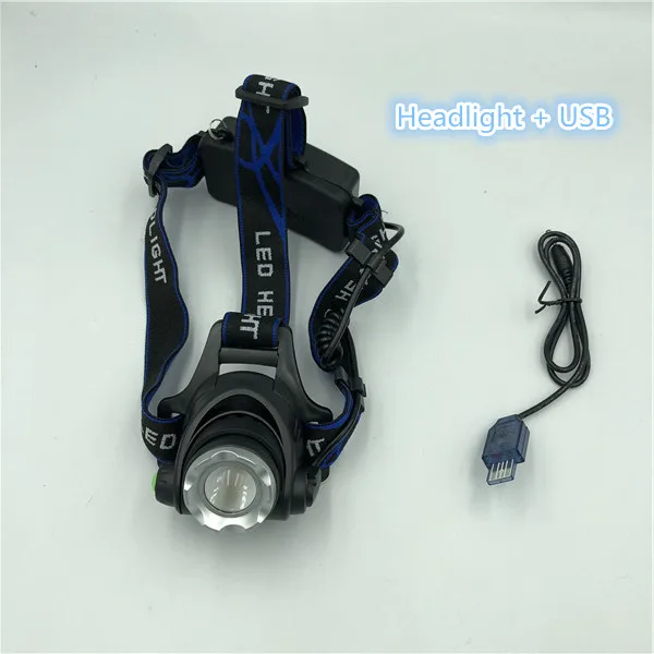 package D Cree XMLl-L2 xm-l T6 светодиодный налобный фонарь масштабируемый налобный фонарь водонепроницаемый головной Фонарь налобный фонарь рыболовный охотничий светильник - Испускаемый цвет: package D