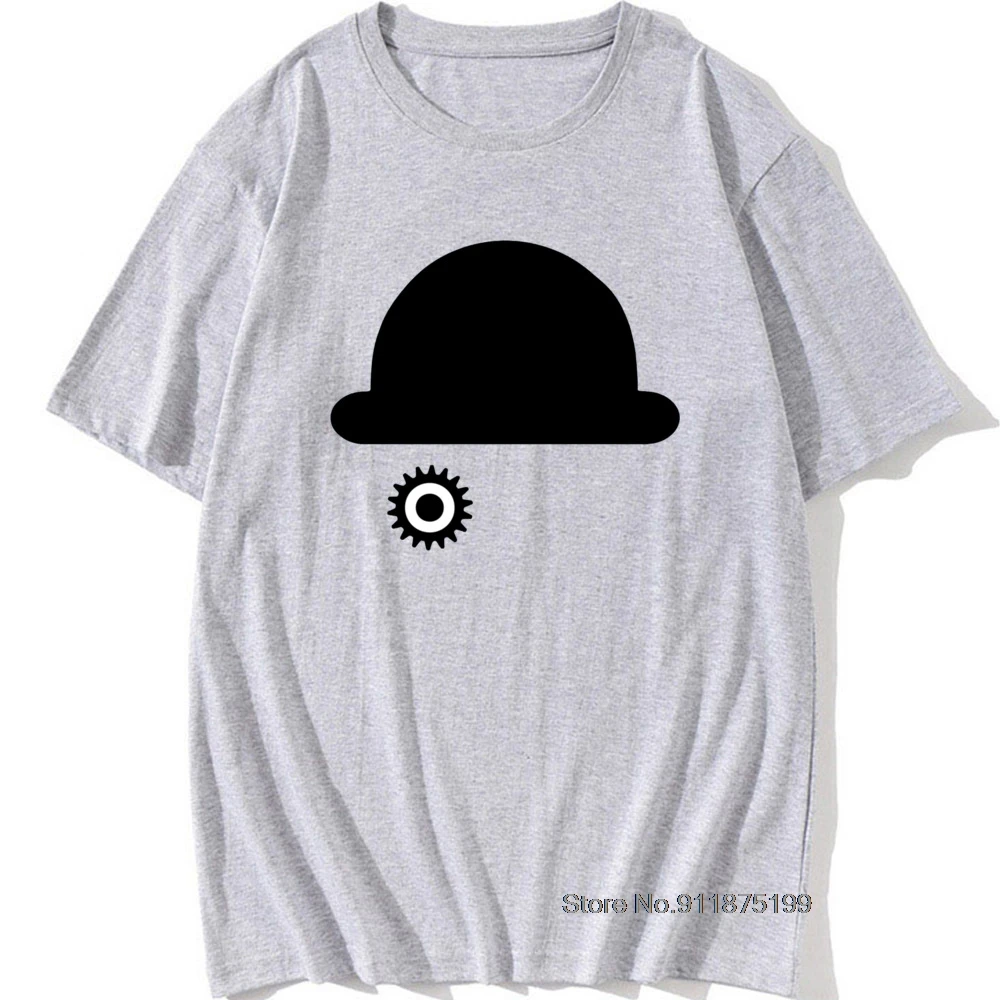 

Black Hat T-shirt Crazy Men Tshirt Clockwork Orange Alexander Alex Logo Green T Shirts Cotton Simple Cartoon Fun Tops Tees New
