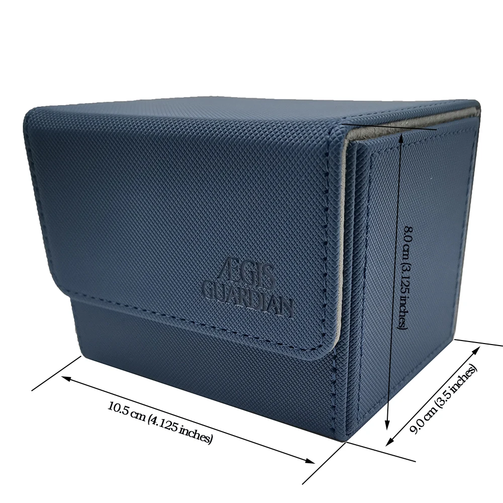 Чехол накладка AEGIS GUARDIAN Premium 100 + для карточек игры TCG голубой|Настольные игры| |
