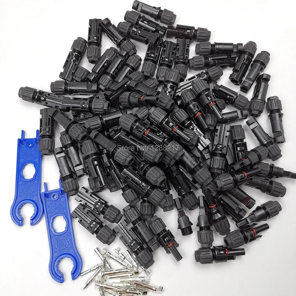 Бесплатная доставка! 40 пар мужские и женские Солнечные Разъемы|Соединители| |