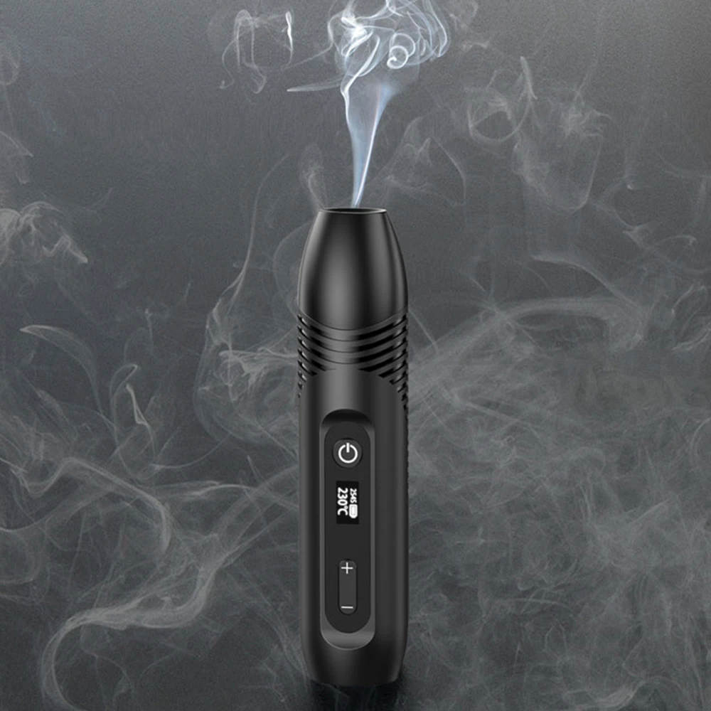 

Kingtons BLK Kiss 650 dry herb vaporizer Electronic Cigarette Kit Bulit-in Battery Herbal Vape Pen e-cigarettes 1600mAh