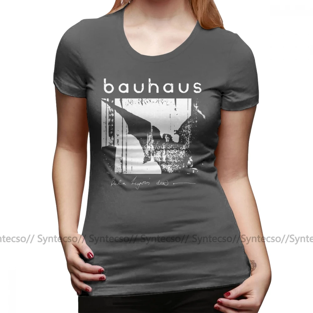 Футболка Sister Bauhaus с крыльями летучей мыши Bela Lugosi S Dead серая женская футболка