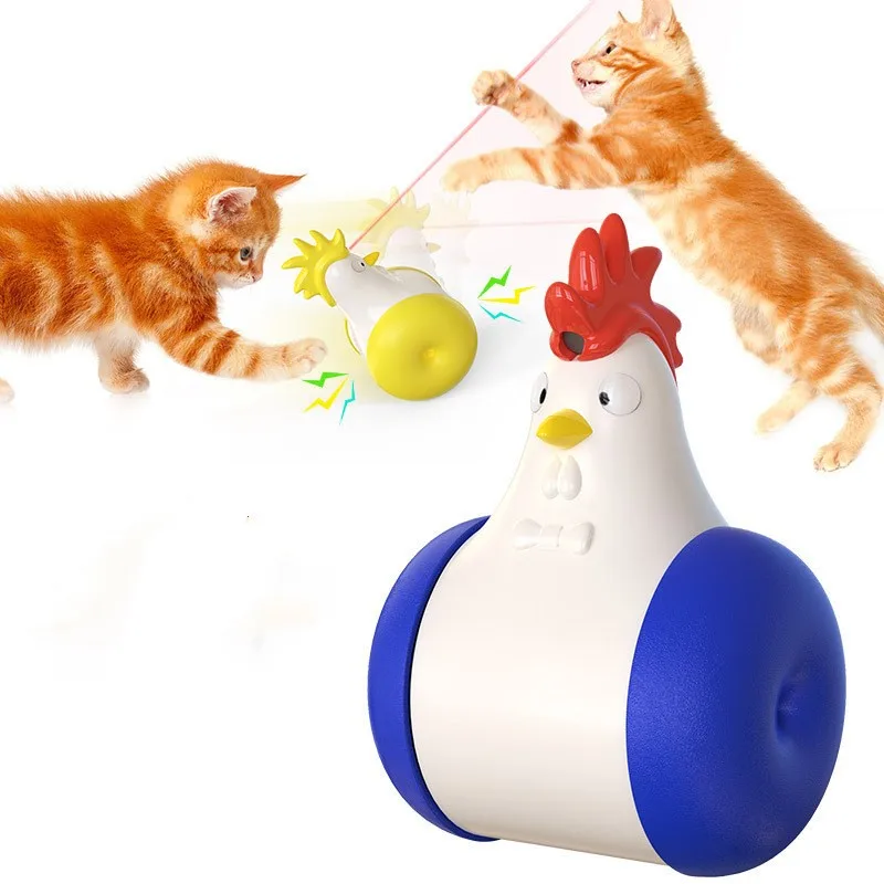 

2021 New Cat Toy Electric Sounding Tumbler With laser Infrared Ray And Cat Toy