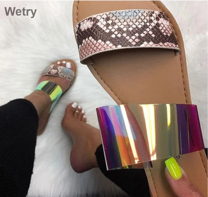 

2020 Women Slippers Flip Flops Summer Women Crystal Diamond Bling Beach Slides Sandals Casual Shoes Slip On Slipper