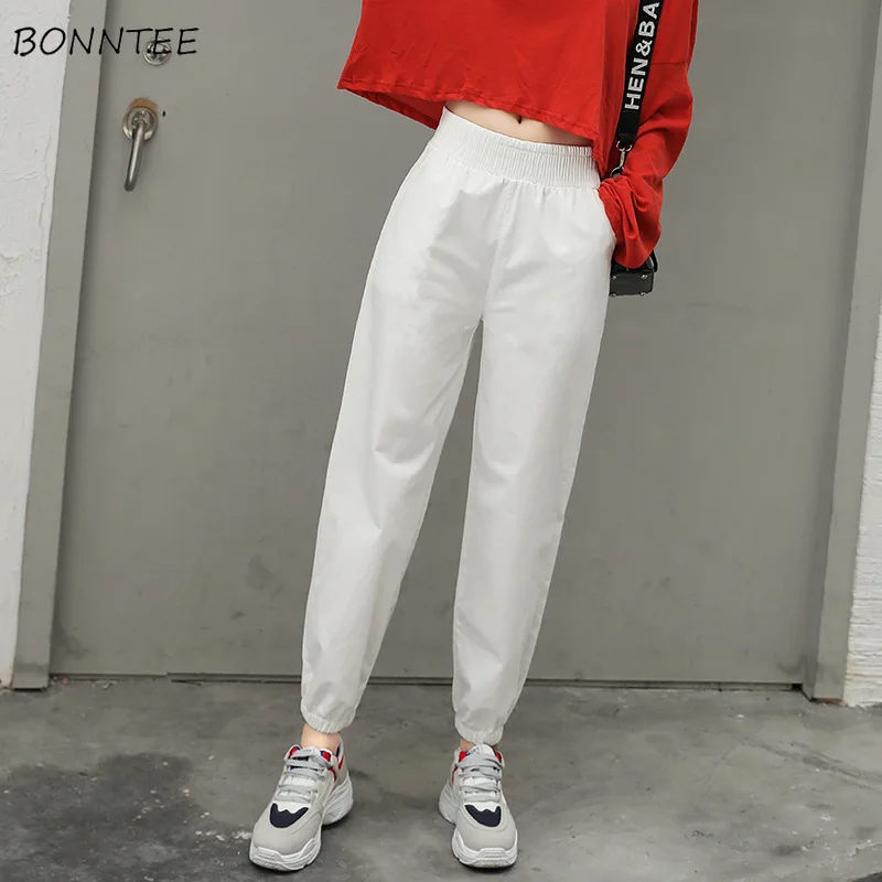 Брюки женские свободные в Корейском стиле повседневные универсальные уличные