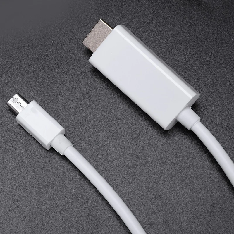 3 м Mini DisplayPort в HDMI USB кабель с вилкой DP to портом Thunderbolt совместим разрешением Full HD 1080p