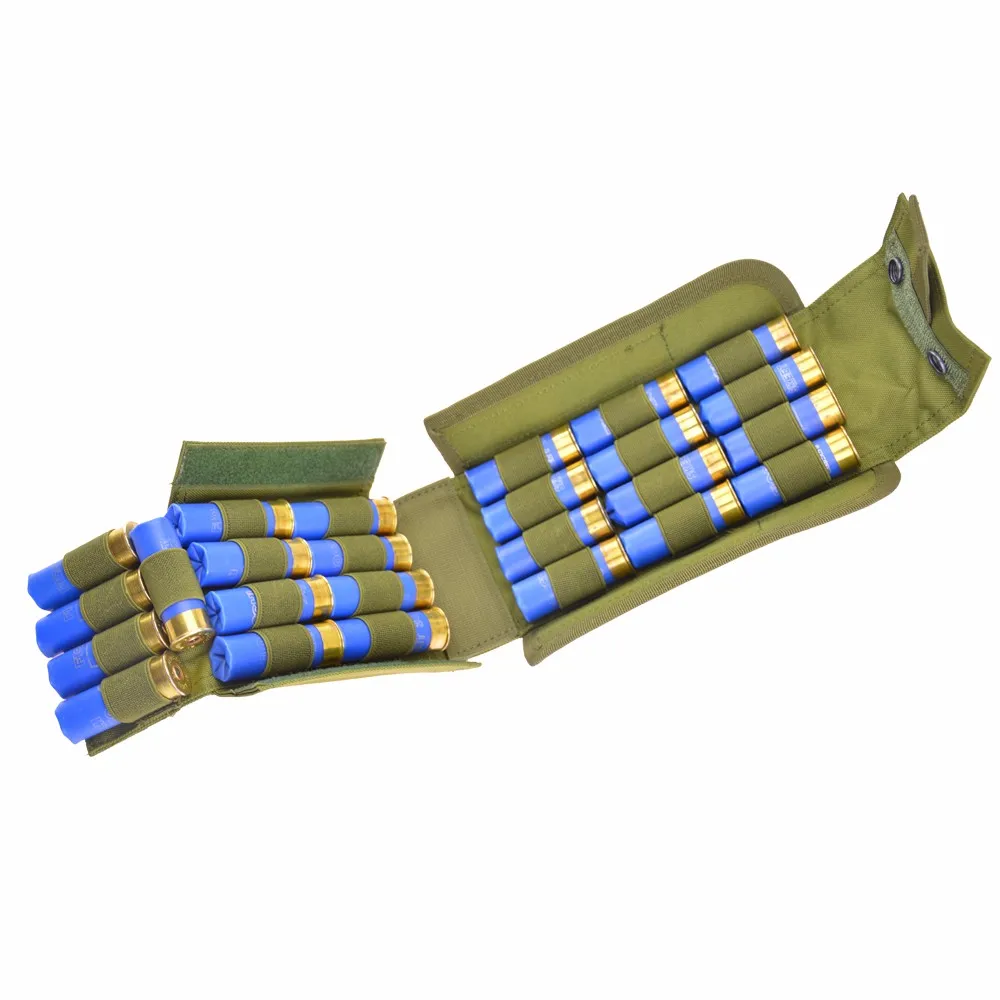 Hunting bags holsters 25 Round 12 Gauge Shells Reload Tactical Magazine Pouch Molle PALS ammo box Canvas gun accessories | Спорт и