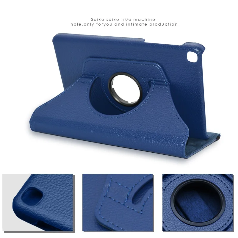 

Case PU Leather for Samsung Galaxy Tab A 8.0 2019 SM-P200 P205 Stand Cover 360 Rotating Case for Samsung Tab A 2019 8" P200 P205