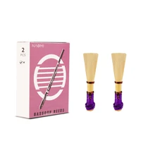 2pcs1pack high quality medium bassoon reed bamboo bassoon reed medium with case excellent performance