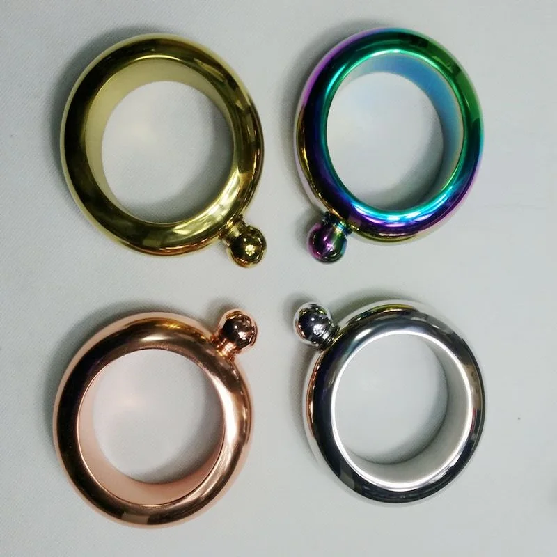 Портативная круглая фляжка для виски вина 100 мл 3 5 унций|flask portable|hip flaskhip bottle |