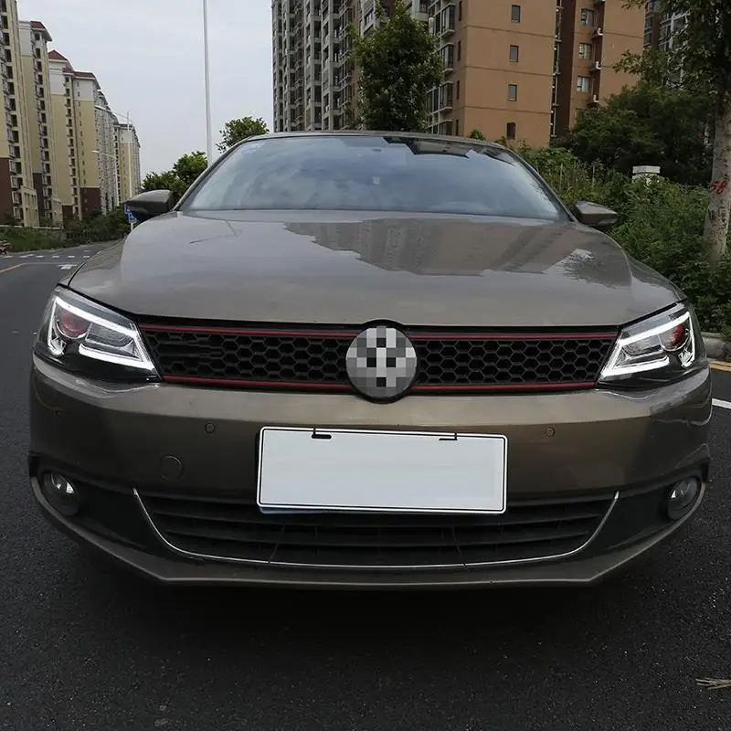 Автомобильные ходовые части Neblineros Para автомобильные Drl светодиодные фары автомобильные фары в сборе 12 13 14 15 16 17 для Volkswagen Sagitar