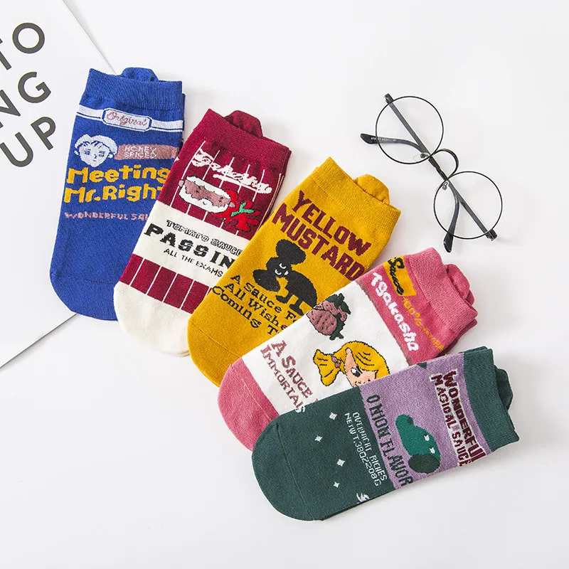 Весенне-летние Новые Волшебные аниме носки женские с мультяшным рисунком