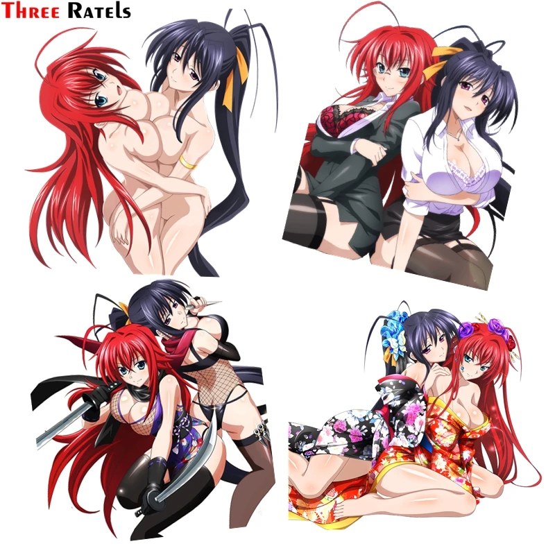 Три Ratels FC157 школьная DxD Rias Gremory и Himejima Akeno Сексуальная 3D наклейка автомобильный