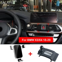 car phone holder for bmw x3 x4 2018 2019 2020 year bracket interior dashboard cell support car accessories mobile phone holder