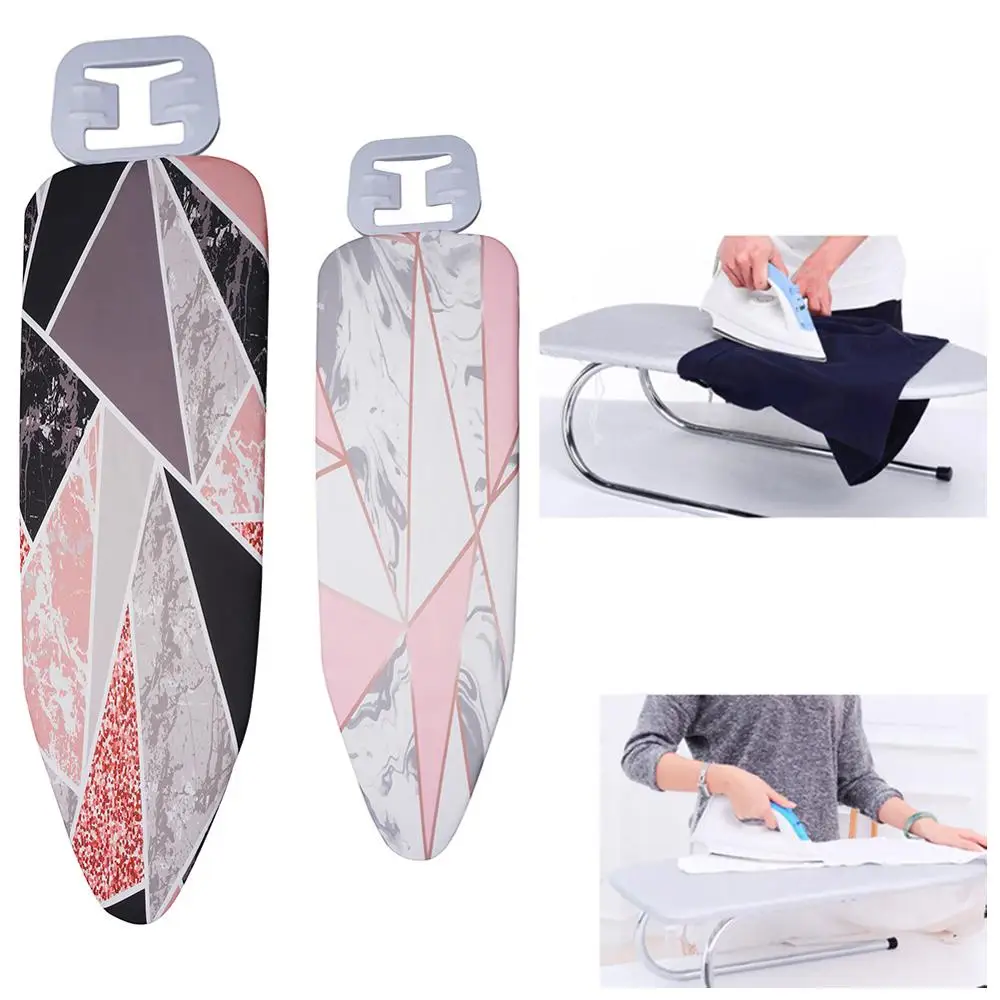 

140*50CM Ironing Board Cover Marble Cloth Printed Ironing Board Cover Protective Non-slip Thick Colorful