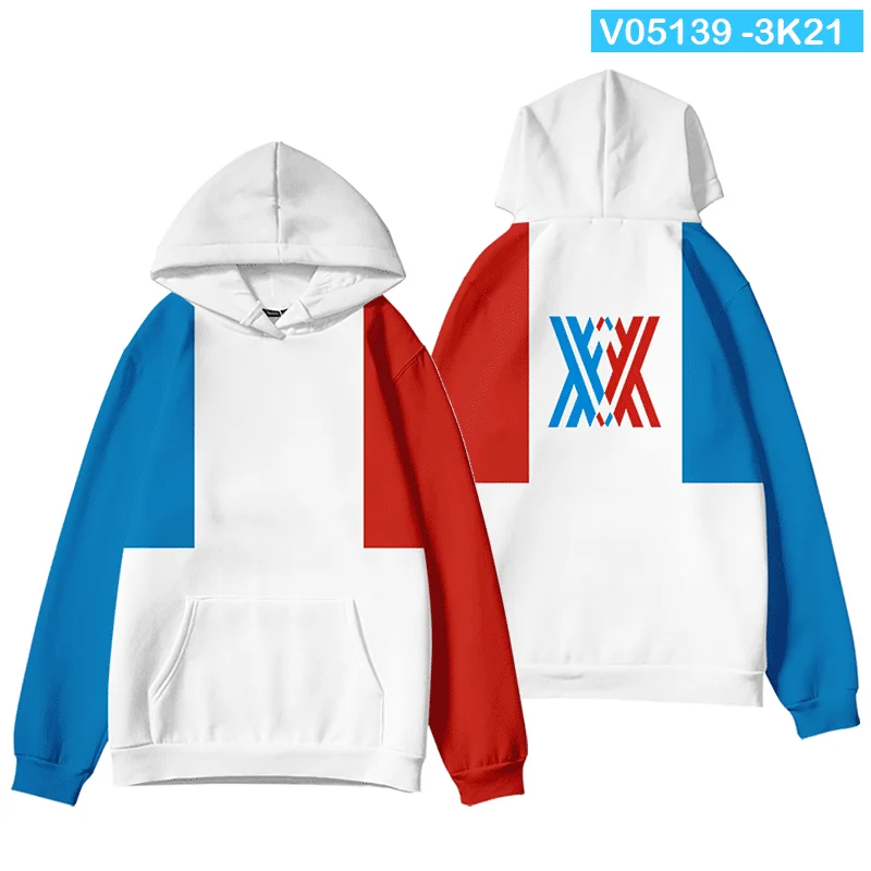 

Best Creatiyity DARLING in the FRANXX 3D Hoodies Zero Two Sweatshirts Men/Women Kids Harajuku Anime Sweatshirt Pullover Clothing