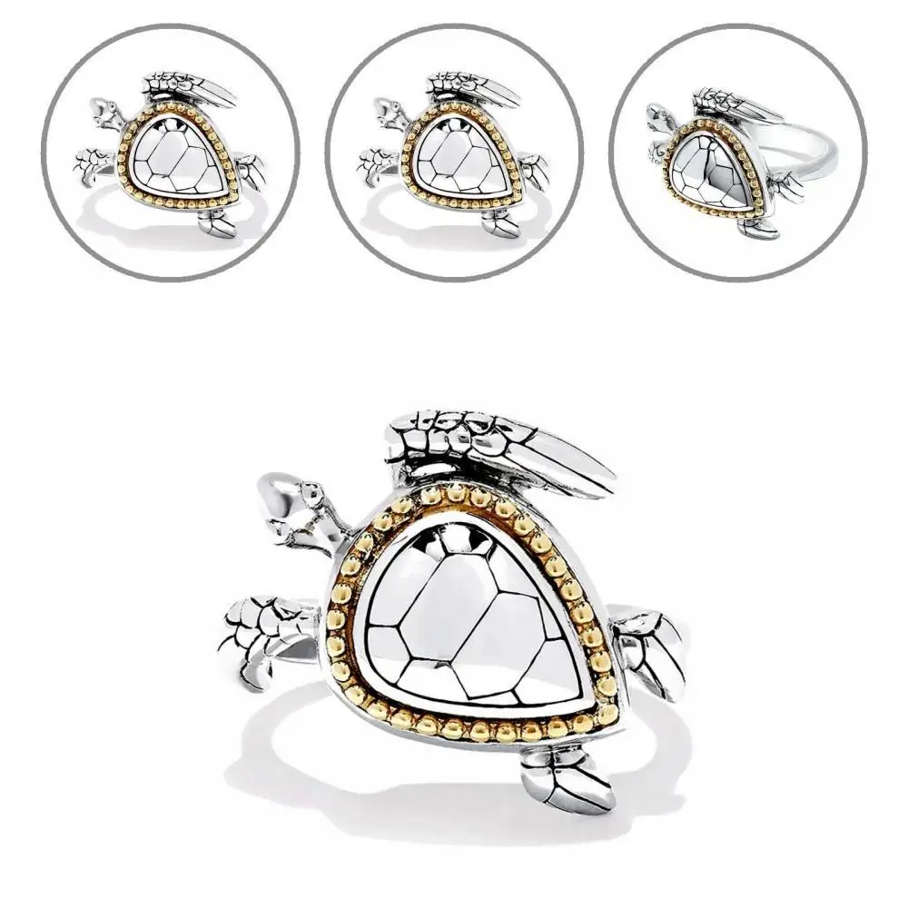 

Fashion Women Tortoise Thin Band Finger Ring Party Club Jewelry Friend Gift
