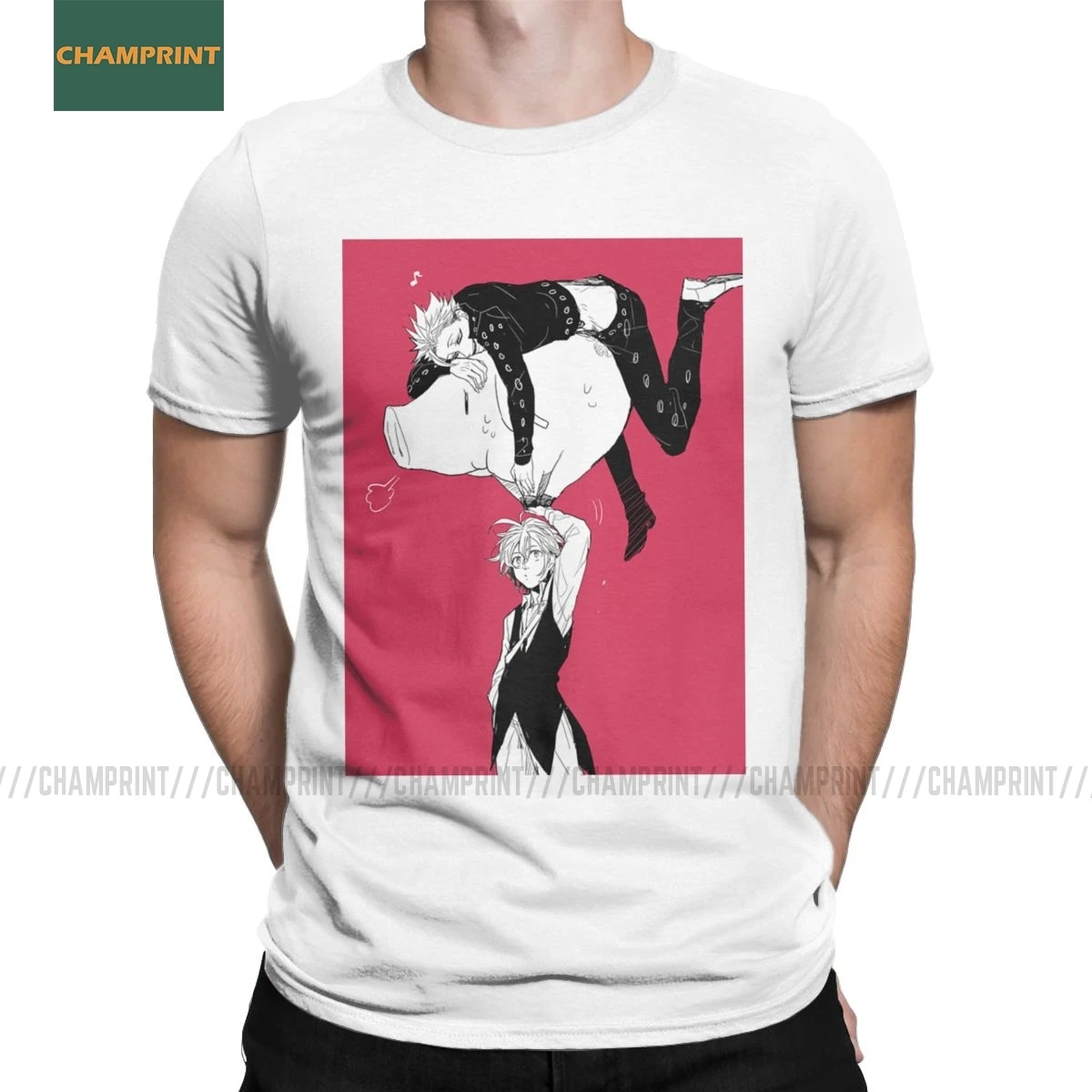 Мужские футболки бан ястреб мелиодас семь смертных грехов хлопковые с коротким