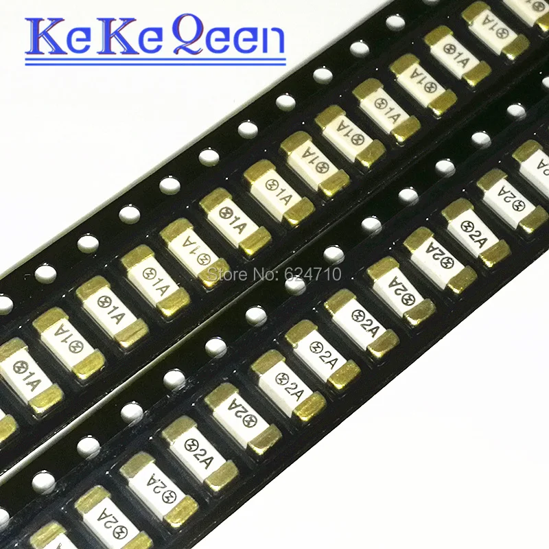 50 шт./лот 1808/2410 SMD предохранители одноразовый предохранитель 0.25A/0.5A/0.75A/1A/1.5A/2A/3A/3.15A/4A/5A/6.3A/7A/8A/10A/12A/15A