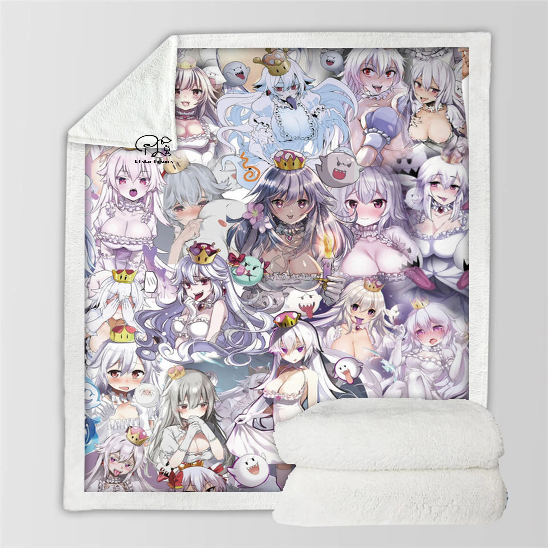 Одеяло Plstar Cosmos с персонажами аниме сексуальное одеяло Re Zero Rem манга 3d-принт шерпа