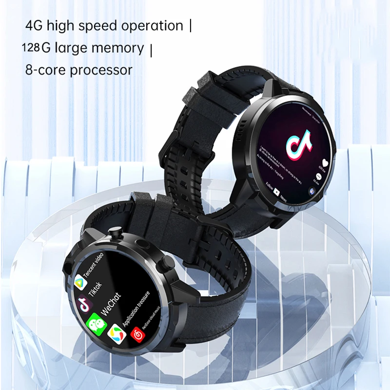 Самые продаваемые мужские Смарт-часы 4G LTE с GPS-трекером WiFi Двойная камера