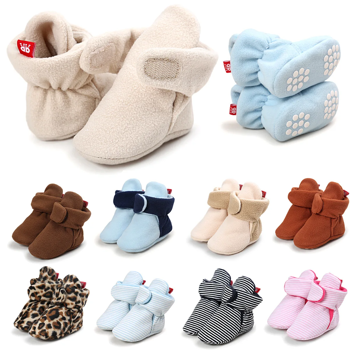 

Unisex Baby Shoes For Boy And Girls Newborn Bootie Winter Warm Infant Toddler Crib Shoes Classic Floor First Walkers
