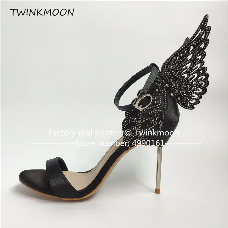 Высококачественные женские босоножки с розовыми бабочками туфли лодочки на