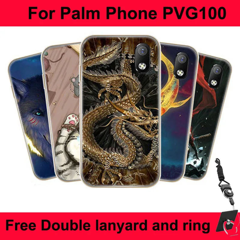 Чехол для телефона с прозрачной рамкой 3 дюйма из PVG100 (Pepito) мультяшным рисунком