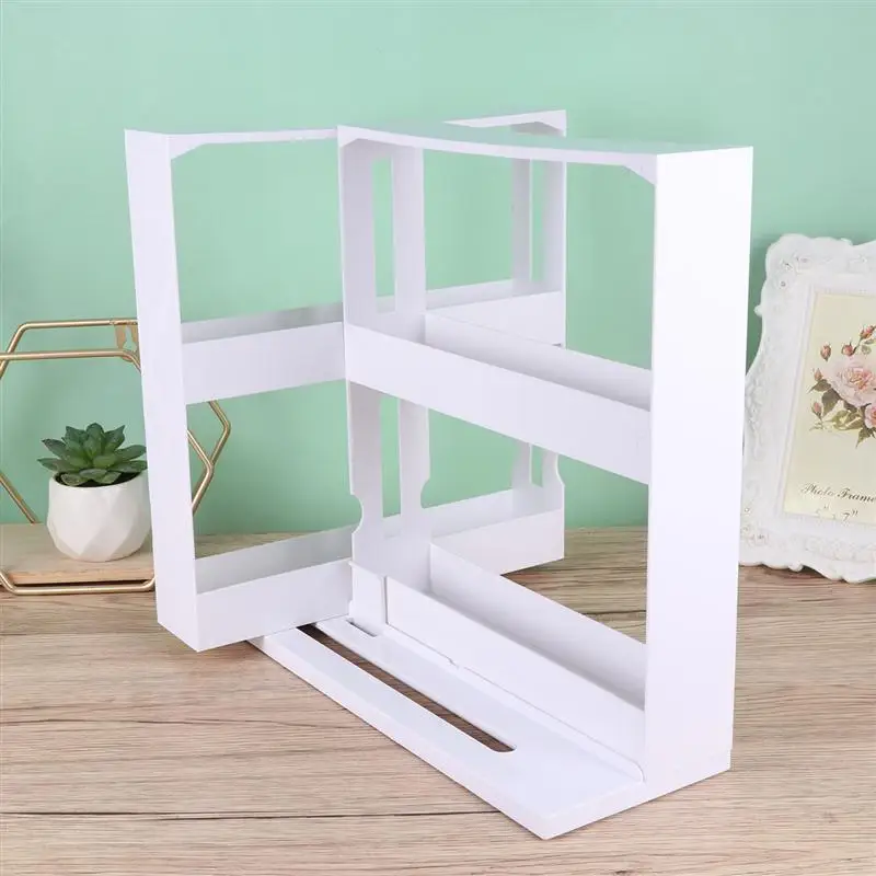 

Kitchen Spice Rack Double Storage Food Rack Rotating Spice Storage Shelf For Kitchen Bathroom Organizer