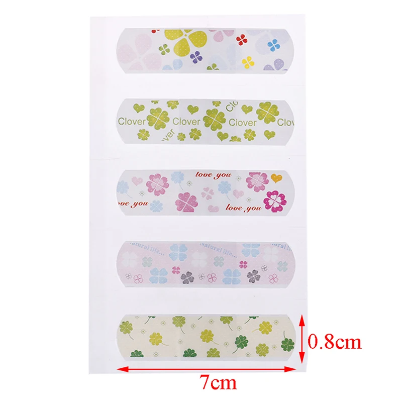 

10pcs Waterproof Bandages Breathable Cute Cartoon Band Aid Hemostasis Adhesive Bandages First Aid Emergency Kit