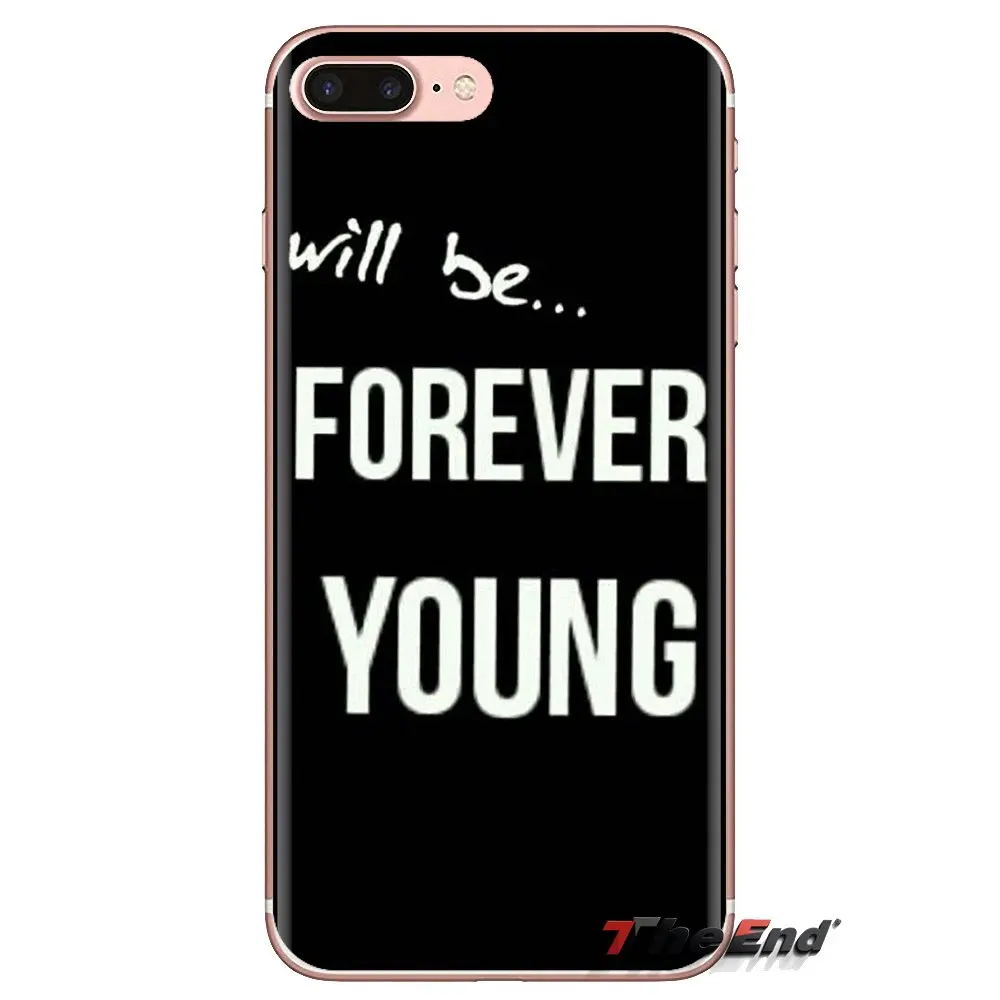 Forever Young Famous Quote For Xiaomi Redmi 4A S2 Note 3 3S 4 4X 5 Plus 6 7 6A Pro Pocophone F1 Soft Transparent Cases Covers |