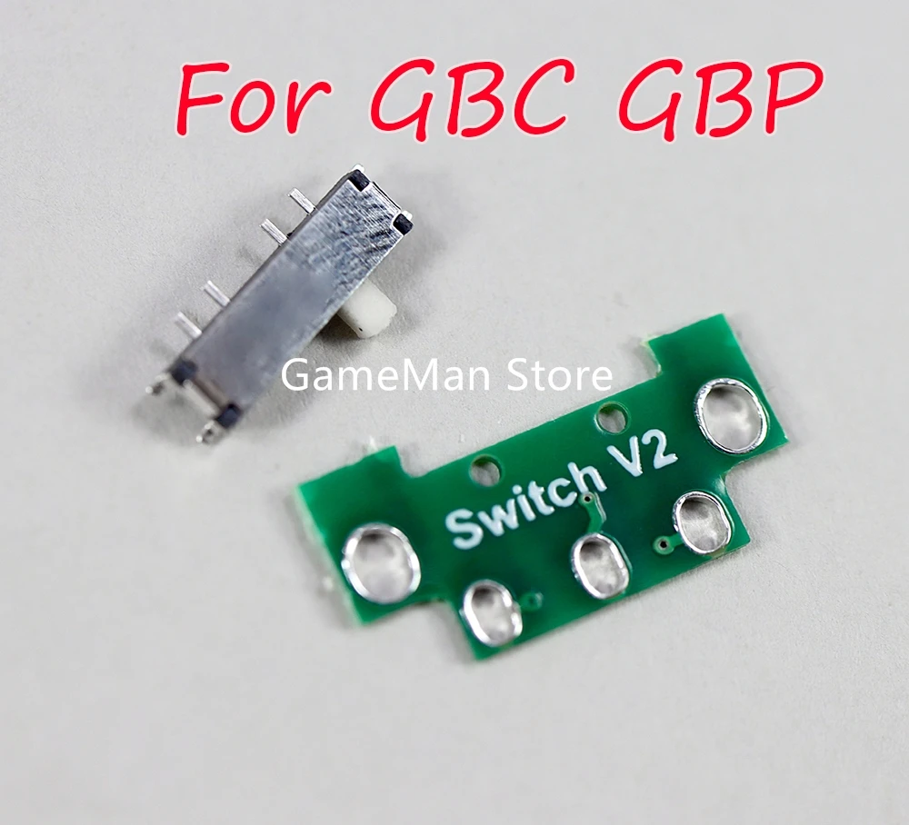 2 комплекта кнопок включениявыключения для GBA SP GBC GBP, запчасти для ремонта платы питания Gameboy Advance SP (art.: 3920db021f2f8) - 3920db021f2f8