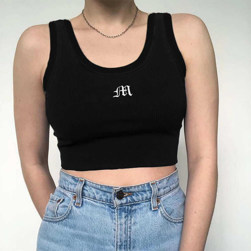 Женский короткий топ с принтом дракона летний облегающий на бретельках топик в