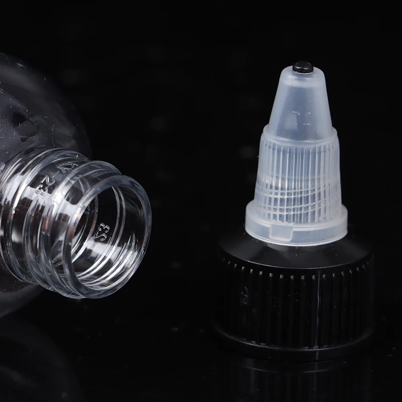 

1pcs 30/60/120ml Empty Clear Tattoo Airbrush Pigment Bottles Recyclable Container Bottle