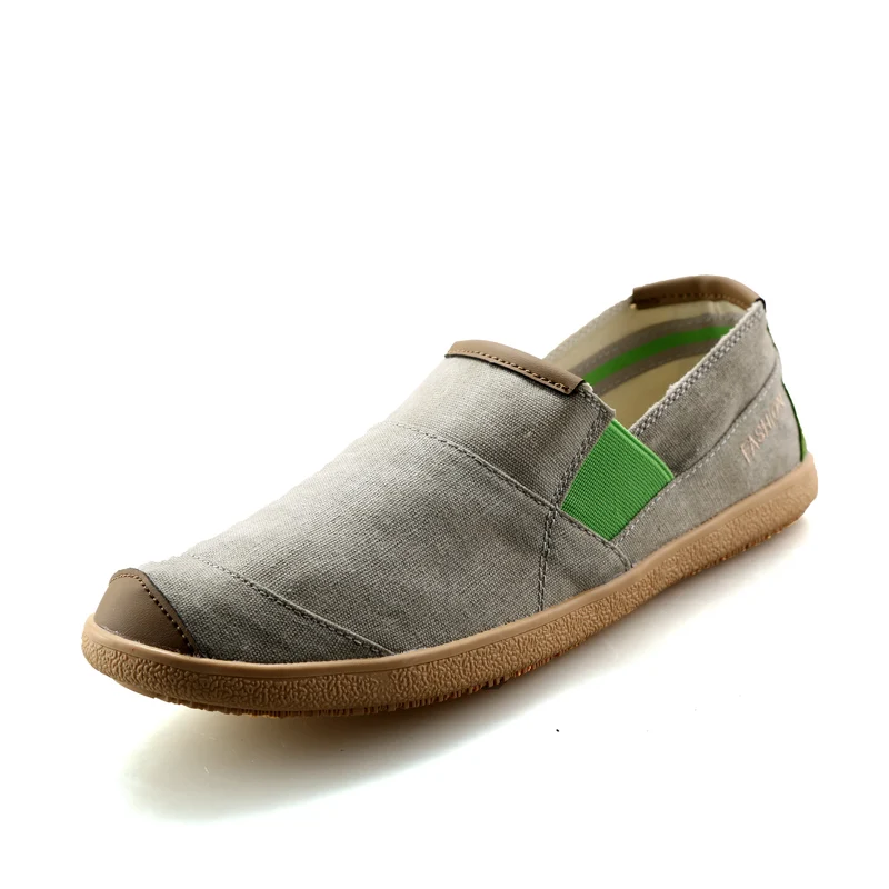 189-Gray ARUONET/Простая мужская обувь на плоской подошве; Повседневная парусиновая обувь в стиле ретро; Мужские эспадрильи; обувь в рыбацком стиле размера плюс; Alpargatas Hombre - Цвет: 189-Gray