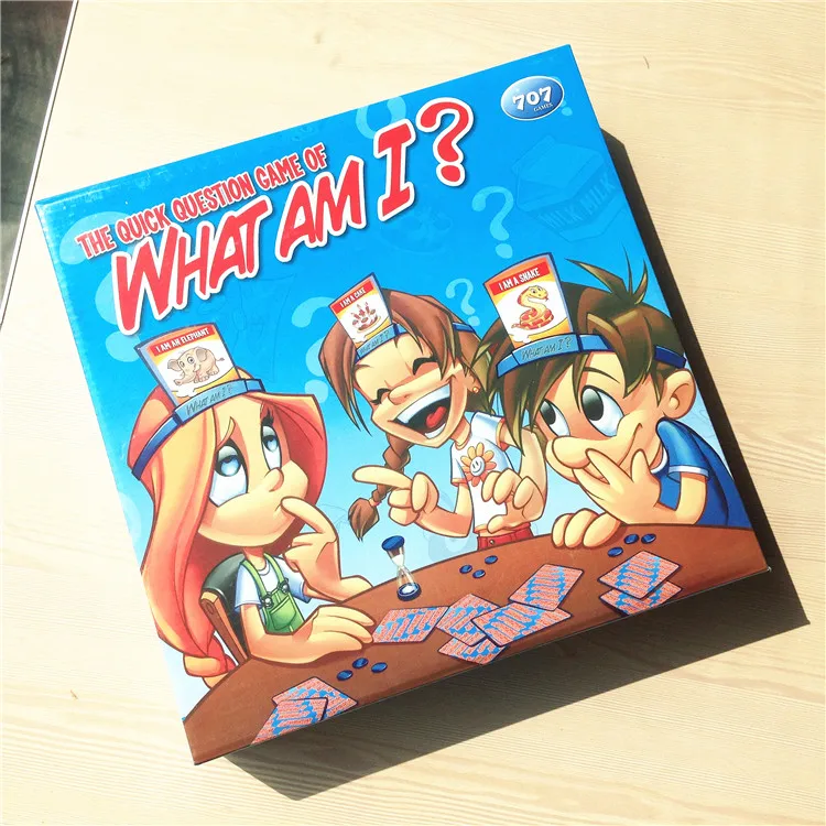 2-6 человек смешные дети что я? Группа игральная настольная игра быстрый вопрос