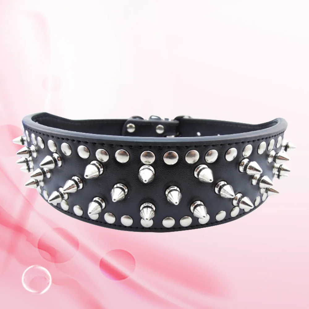 Собачий ошейник с шипами по индивидуальному заказу роскошные ремни для шеи из