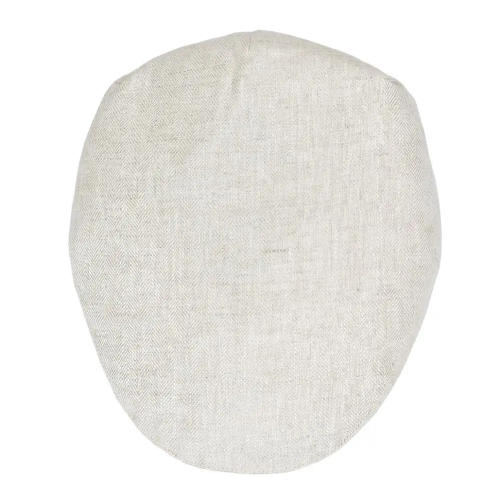 Плоская кепка BOTVELA для мужчин и женщин льняная газетчика с узором елочка легкая