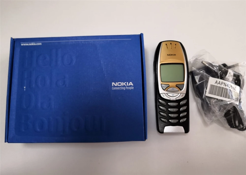6310i разблокированный Nokia 6310i трехдиапазонный 2G GSM Поддержка Русская/арабская клавиатура классический Восстановленный мобильный телефон