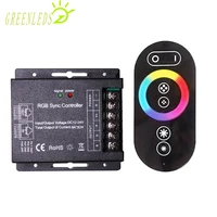 led rgb color rf touch controller dc12 24v 24a jm sync d03 dimmer with high quality 3 years warranties