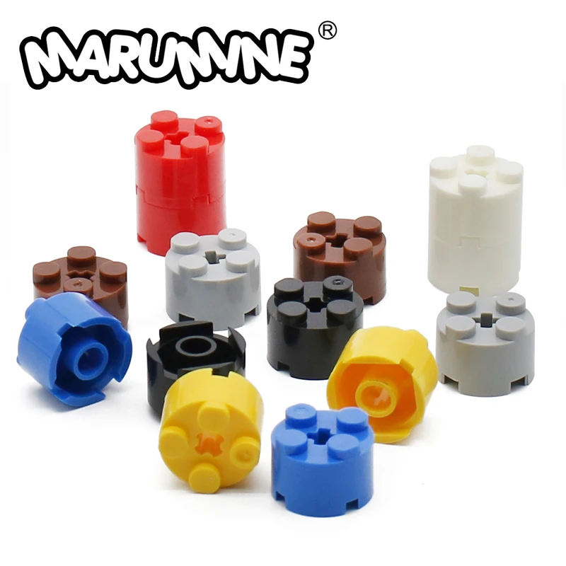 Marumine 2x2 круглый кирпичи Запчасти ракеты для тела 50 шт в наборе подходит с 6143/6116/3941
