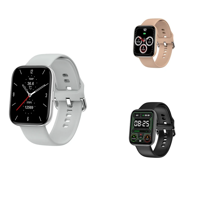 

Full Press Smartwatch 1.69 Inch Sport Mode Smart Watch Women Heart Rate Blood Pressure Monitor for IOS Android