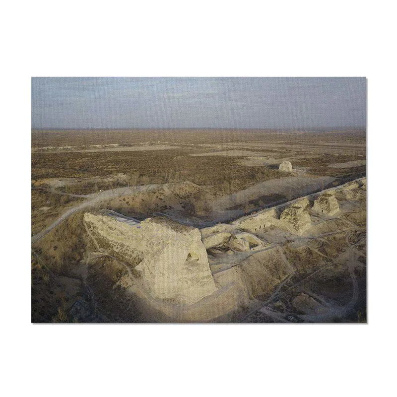 Fuwatacchi Настольный коврик с пейзажным узором, противоскользящий, водонепроницаемый, полиэстер, кухонный коврик, однотонный коврик для кухни, декор стола, для дома