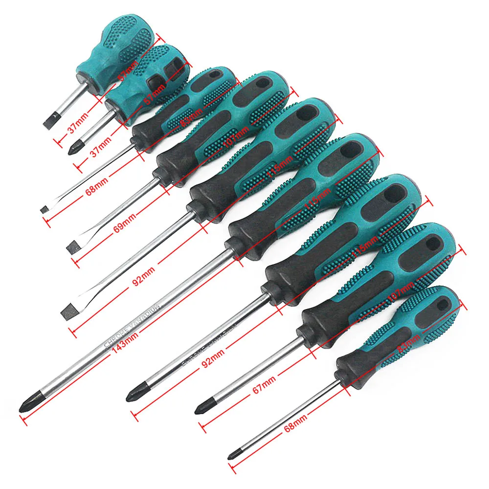 Набор прецизионных отверток с ручкой 9 в 1 ручная шлицевая отвертка Phillips ремонт