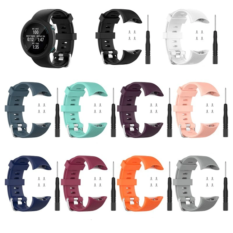 Silicone Watch Strap For Garmin Swim 2 Smart Band Replacement Wristband Bracelet Correa with Tool Swim2 | Электроника