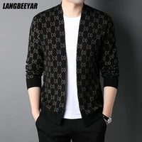 Top Grade Designer Luxury Brand Fashion Knit Sweater Cardigan Men Casual Woolen Autum Japanese Coats Jacket Mens Clothes 2022